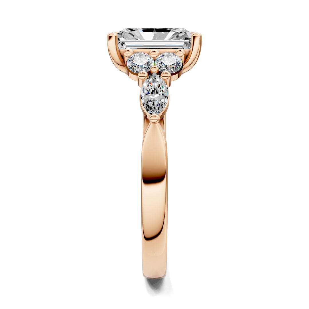 Brittany Radiant Cluster Ring
