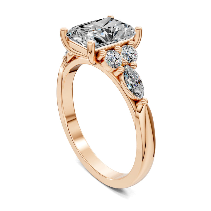 Brittany Radiant Cluster Ring