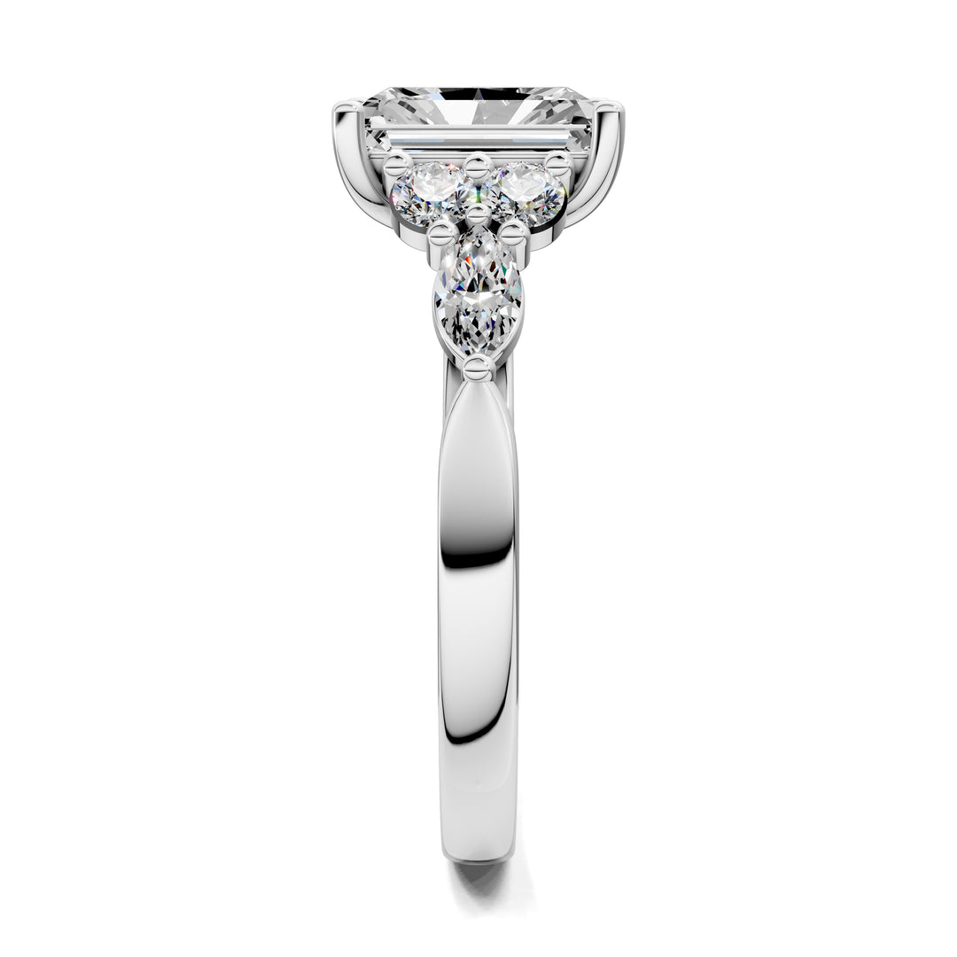 Brittany Radiant Cluster Ring