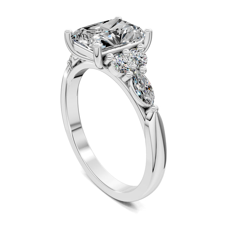 Brittany Radiant Cluster Ring