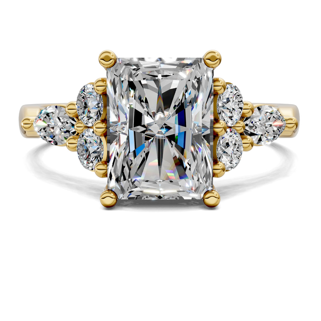 Brittany Radiant Cluster Ring