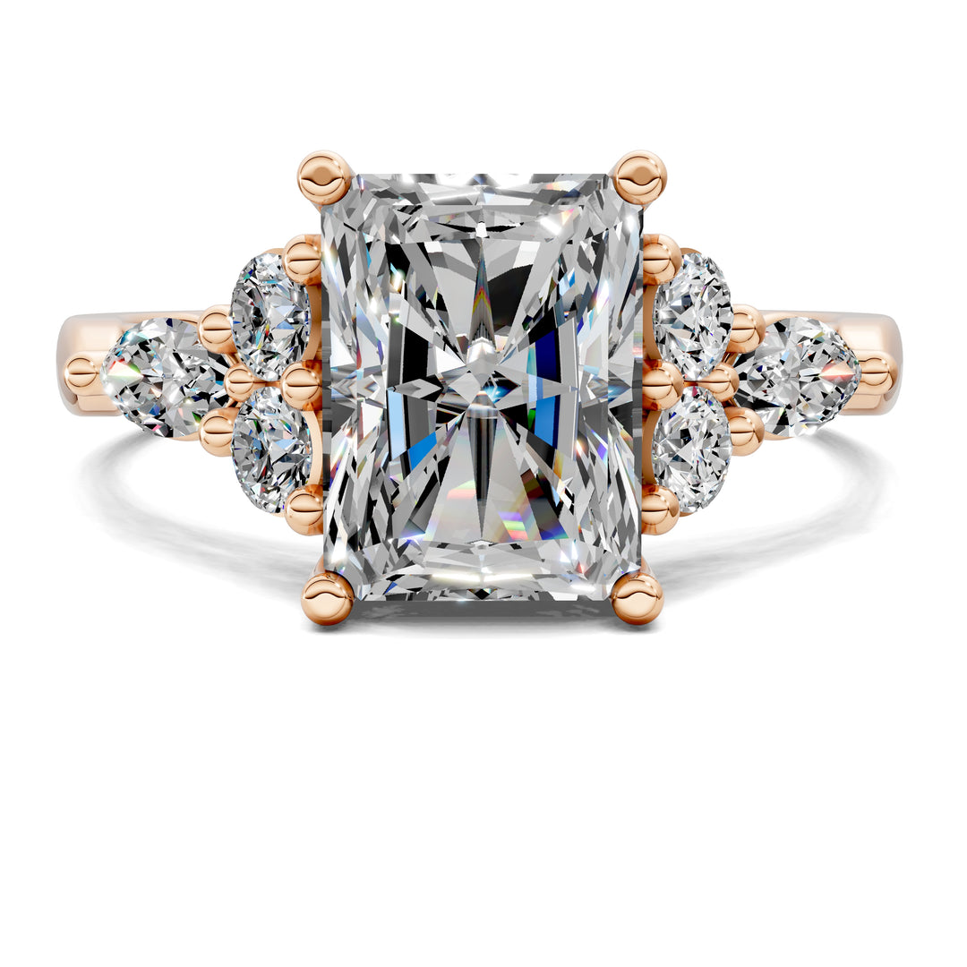 Brittany Radiant Cluster Ring