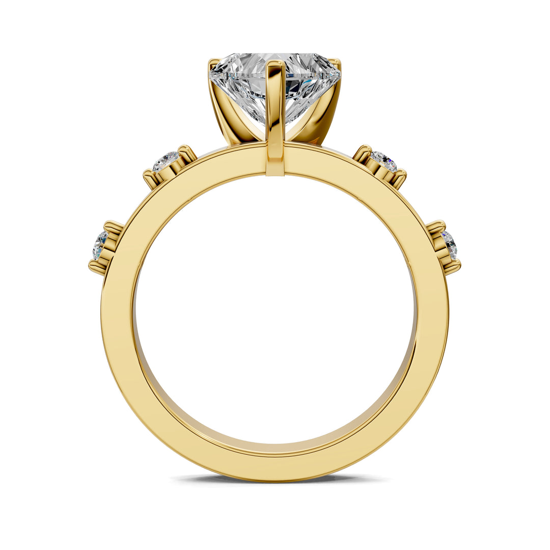 Elizabeth Heart Accents Ring