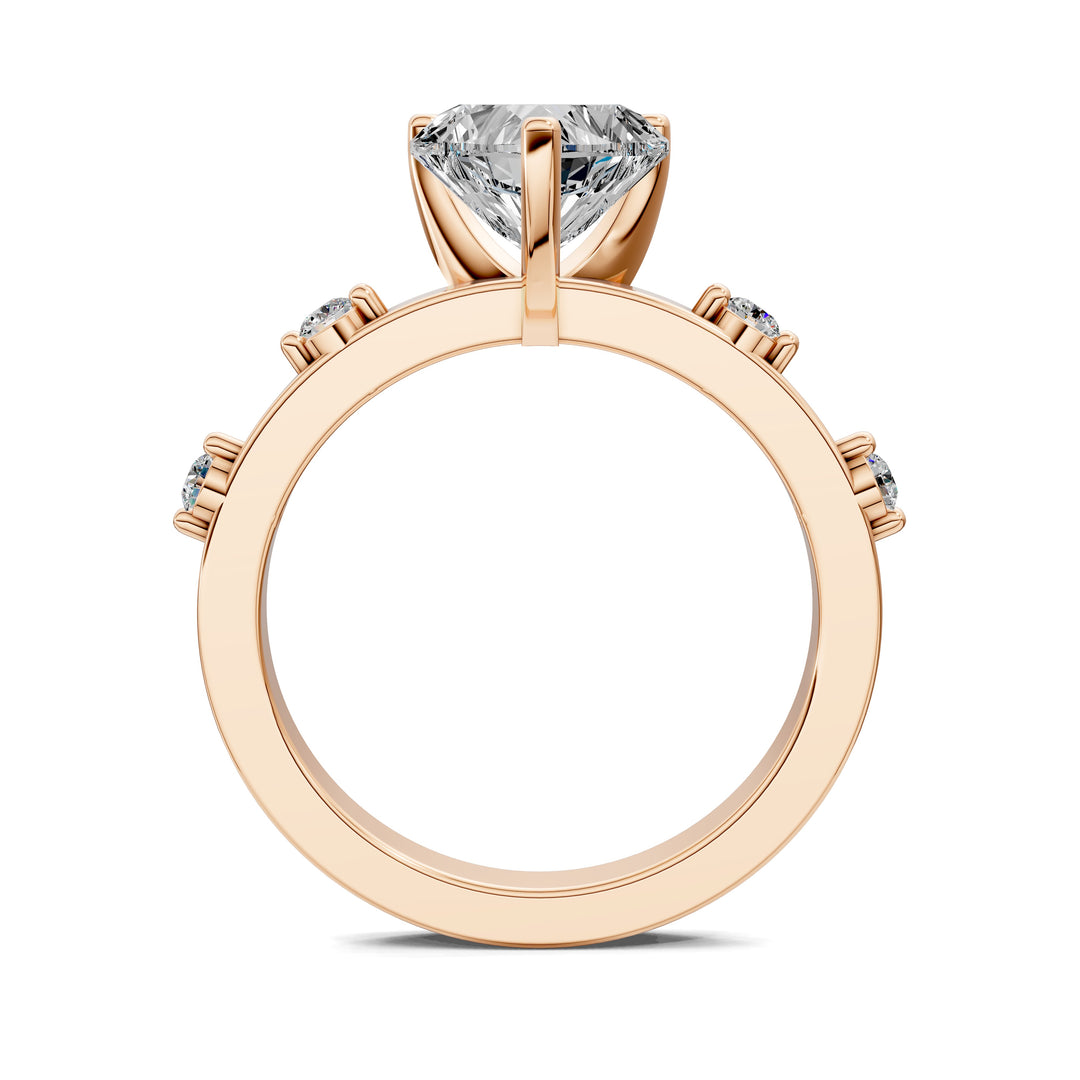 Elizabeth Heart Accents Ring