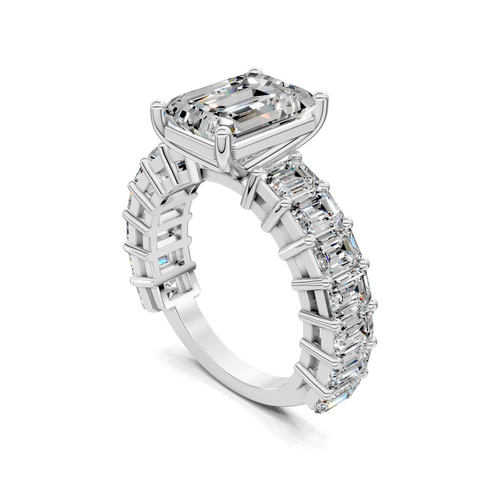 Lauren Eternity Pave Engagement Ring