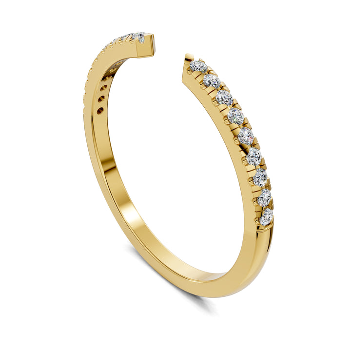 Marissa Petite Open Scalloped Diamond Ring