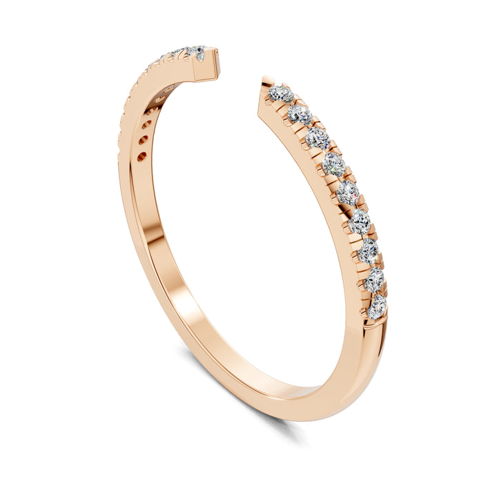 Marissa Petite Open Scalloped Diamond Ring