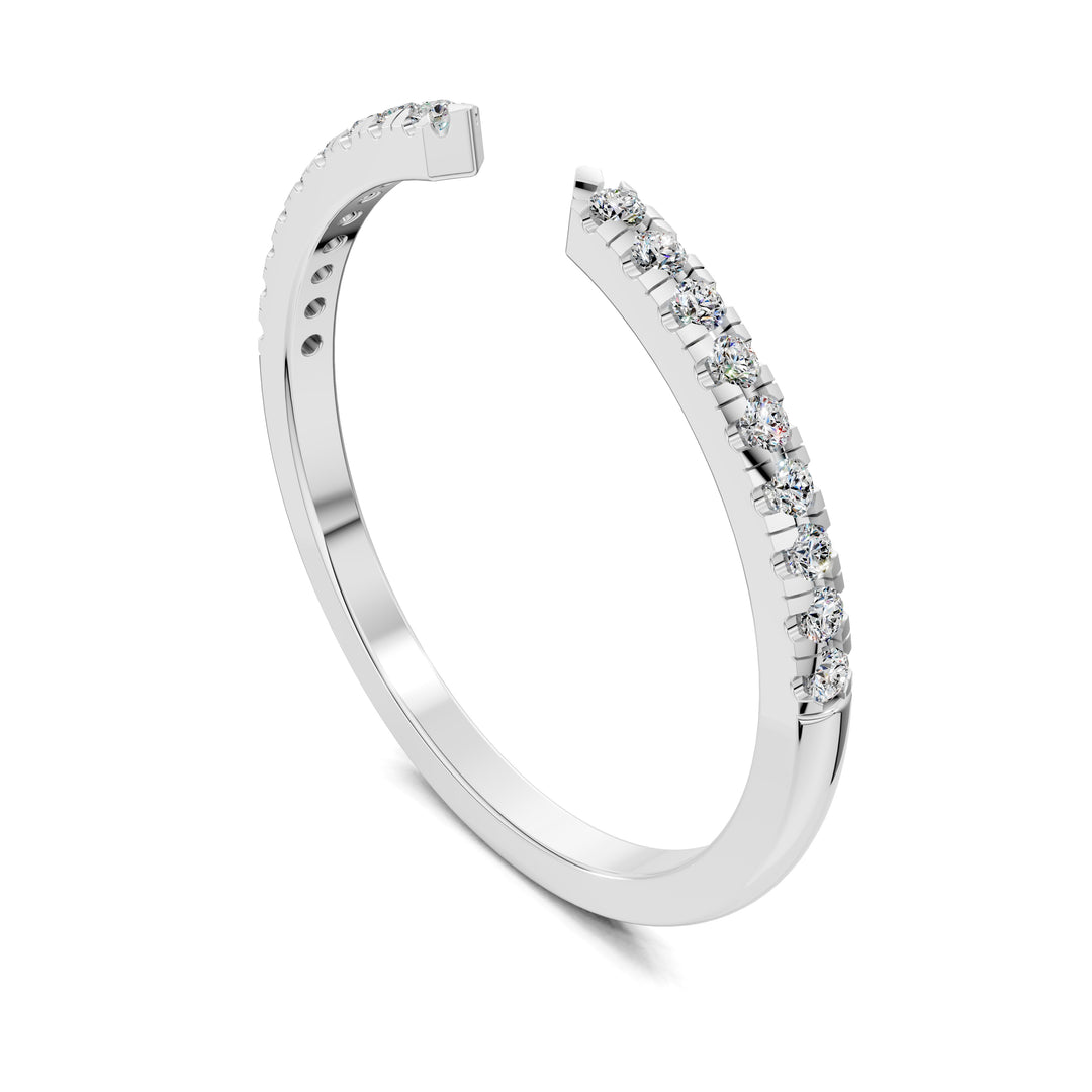 Marissa Petite Open Scalloped Diamond Ring