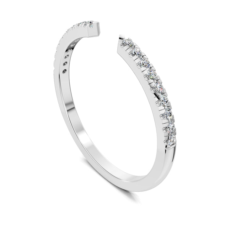 Marissa Petite Open Scalloped Diamond Ring