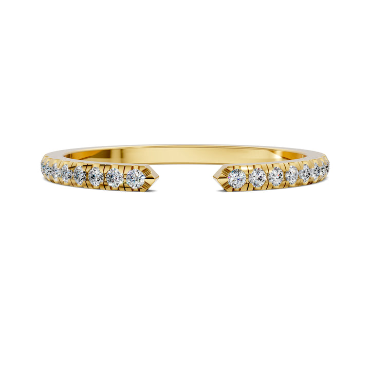 Marissa Petite Open Scalloped Diamond Ring