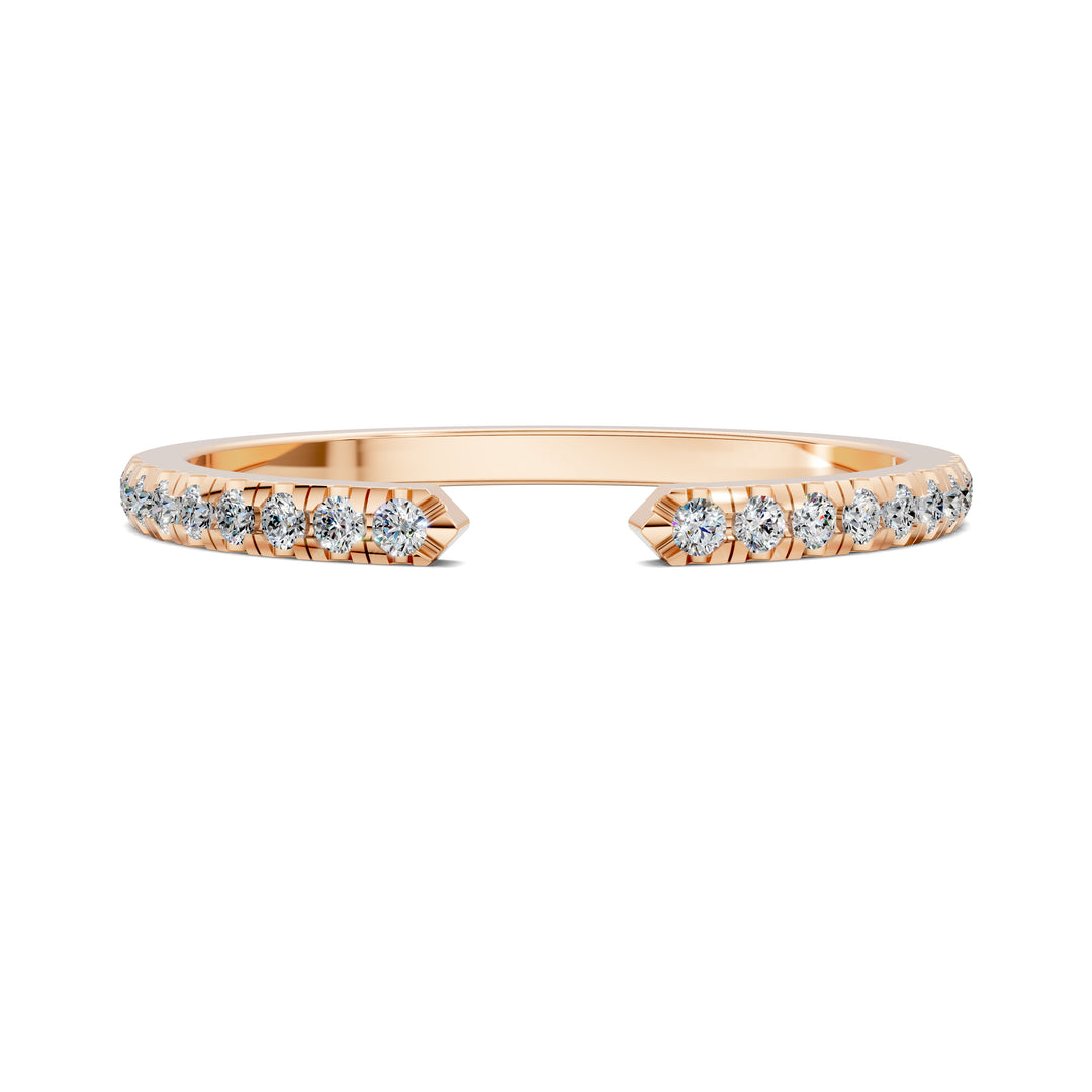 Marissa Petite Open Scalloped Diamond Ring