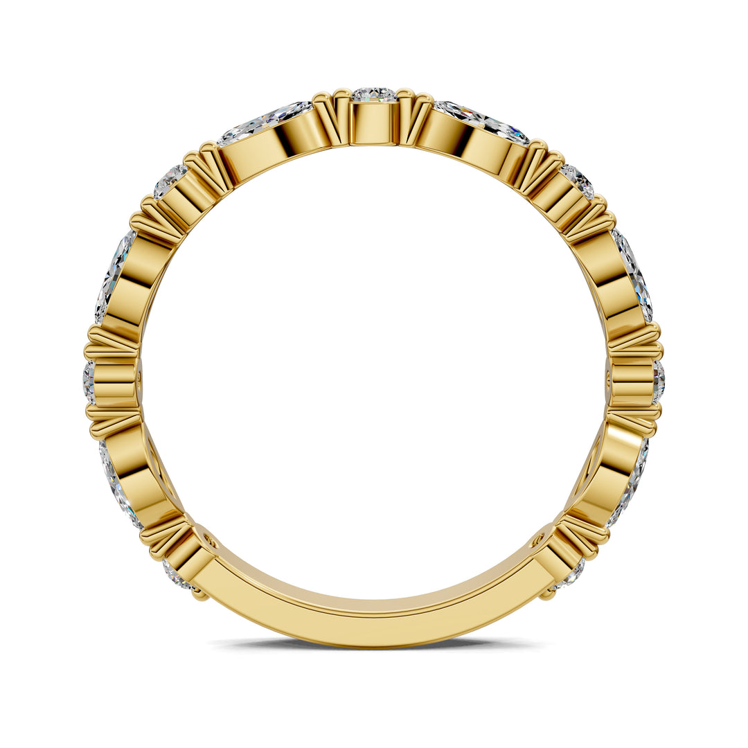 Meghan Round and Marquise Diamond Band