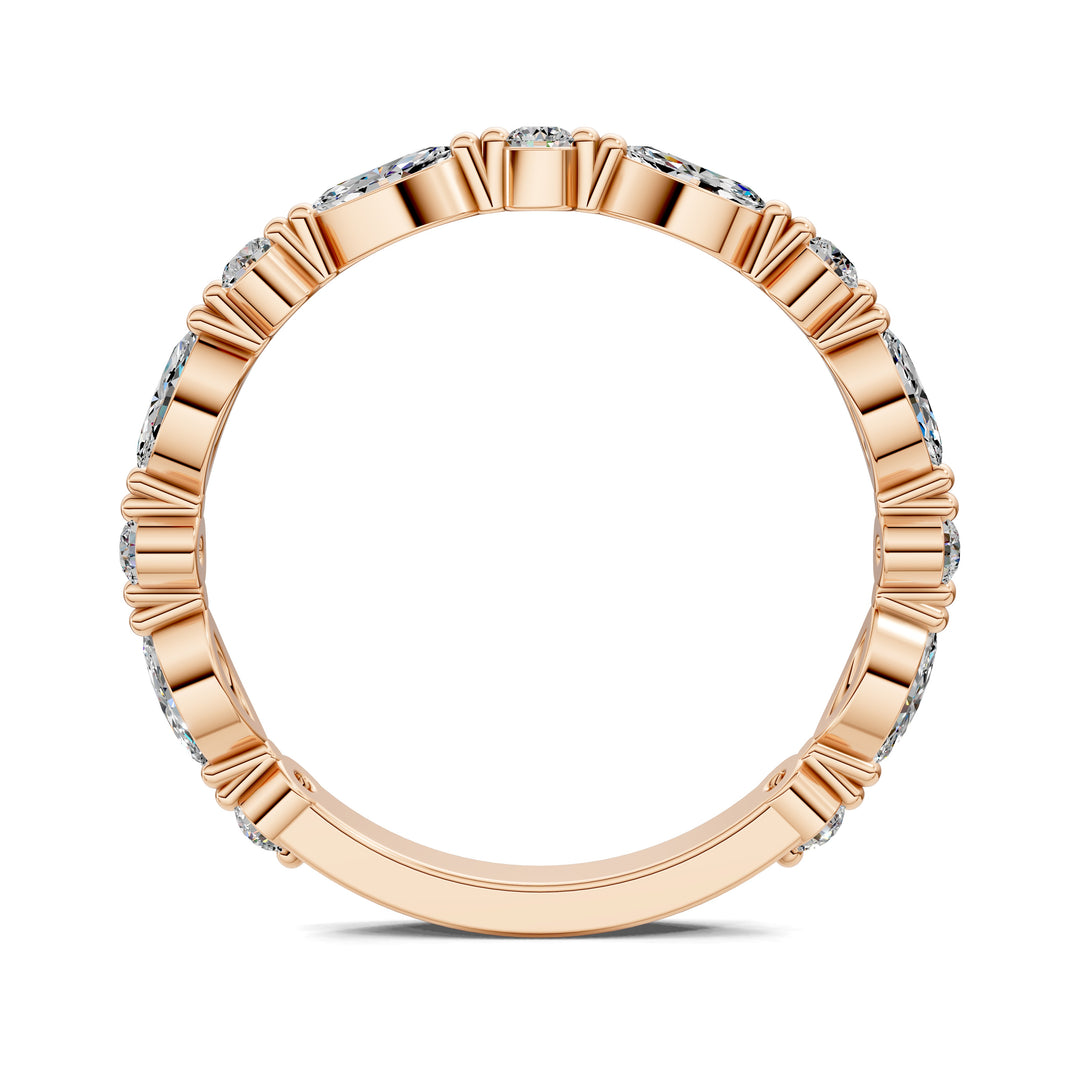 Meghan Round and Marquise Diamond Band