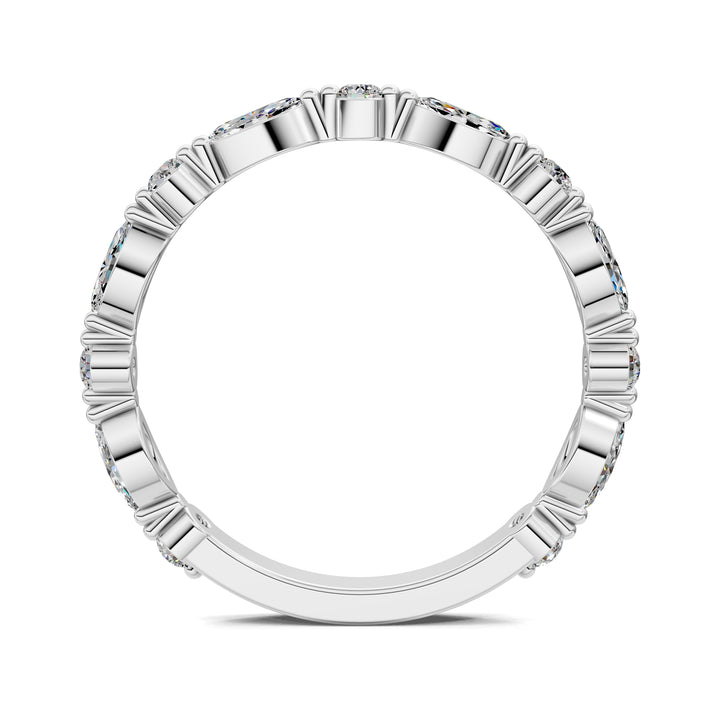 Meghan Round and Marquise Diamond Band