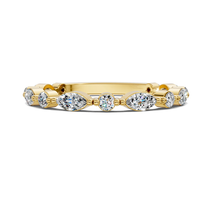 Meghan Round and Marquise Diamond Band