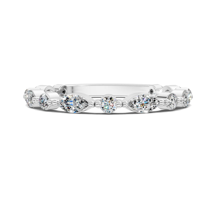 Meghan Round and Marquise Diamond Band