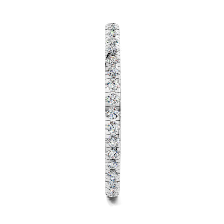 Kathleen Petite Scalloped Pavé Eternity Band