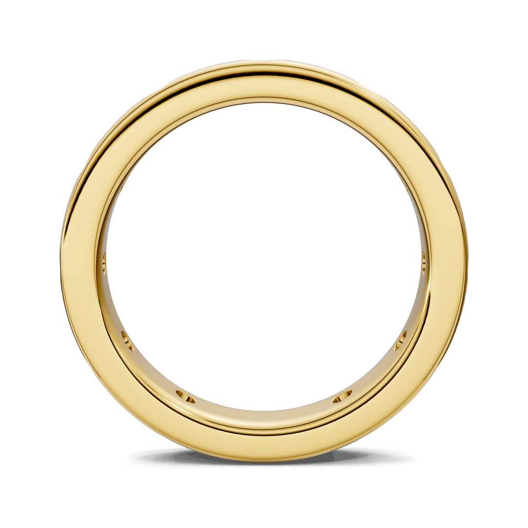 Julie Flush-Set Diamond Eternity Band