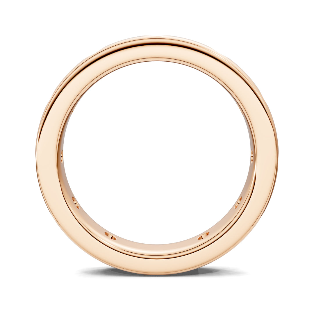 Julie Flush-Set Diamond Eternity Band