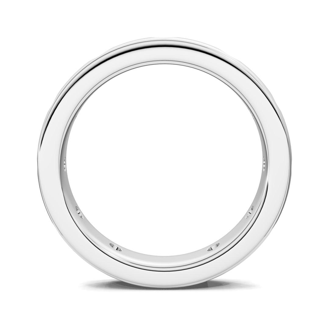 Julie Flush-Set Diamond Eternity Band