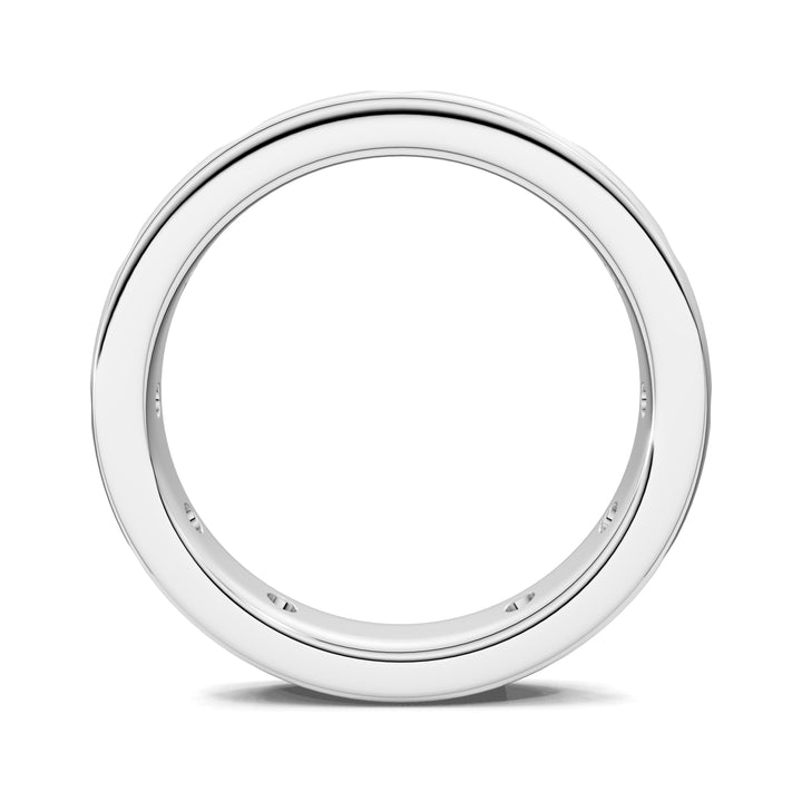 Julie Flush-Set Diamond Eternity Band