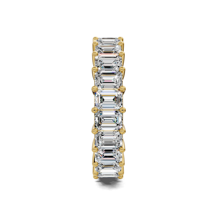 Melissa Emerald Eternity Band