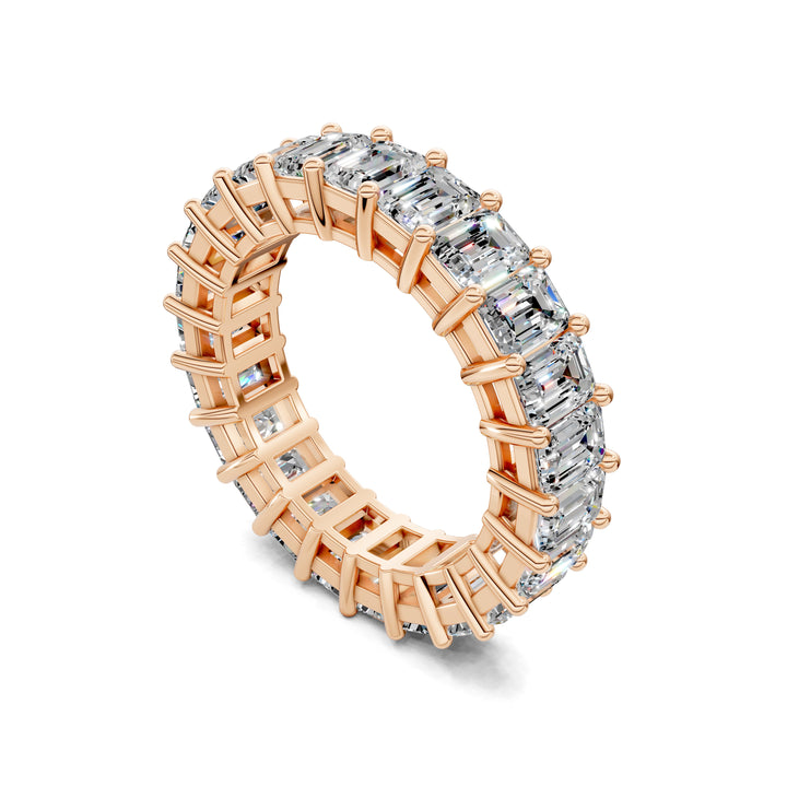 Melissa Emerald Eternity Band