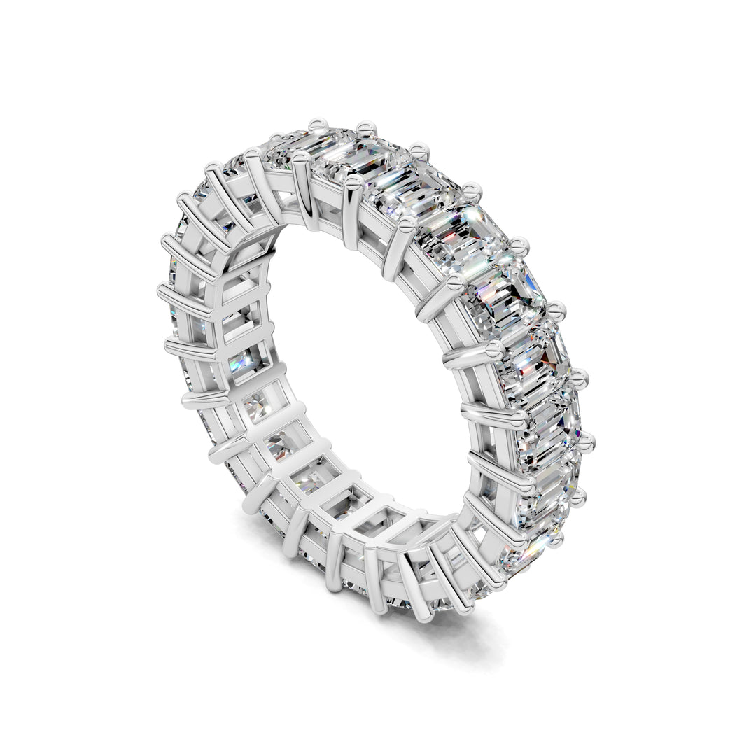 Melissa Emerald Eternity Band