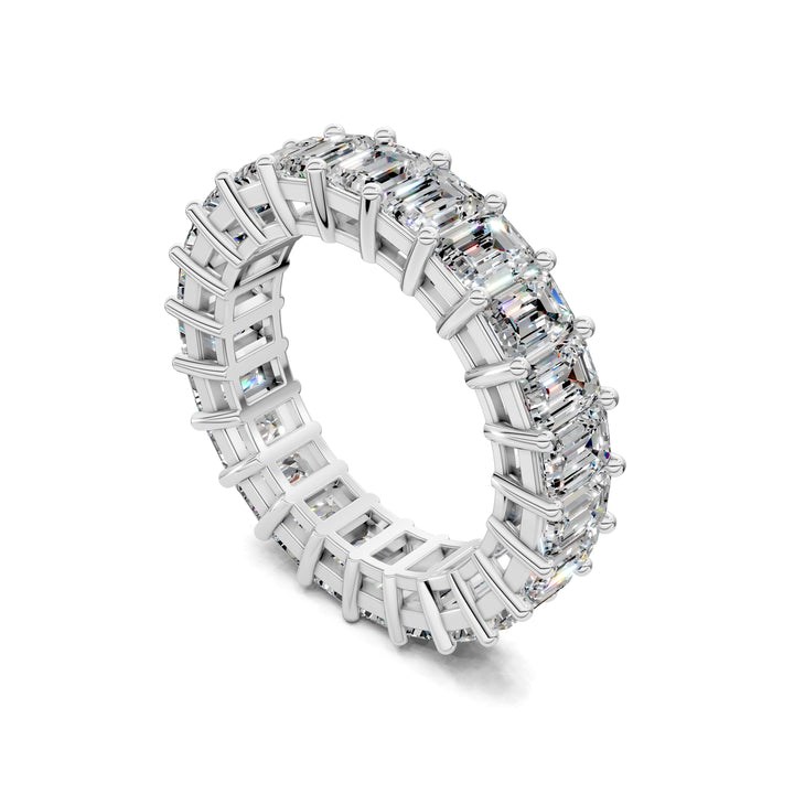 Melissa Emerald Eternity Band