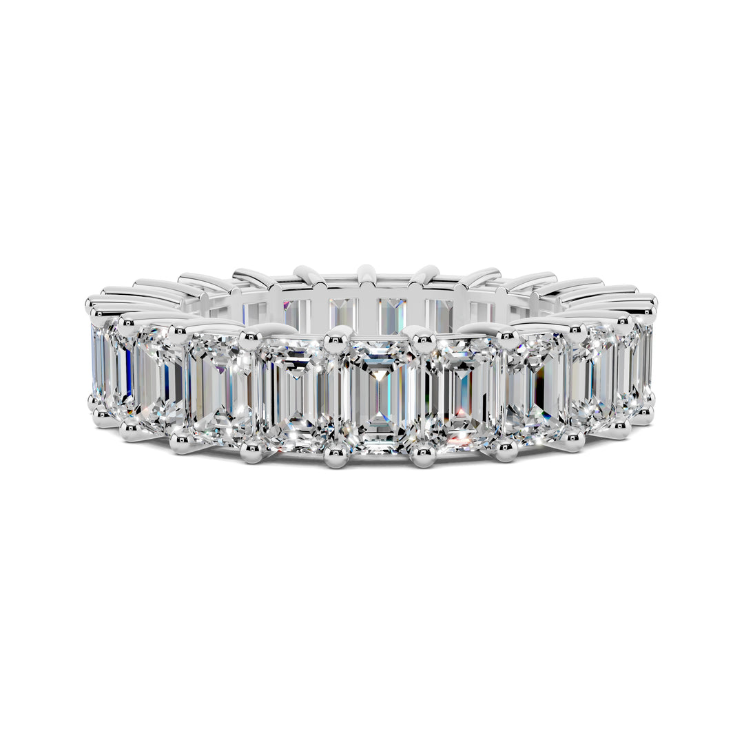 Melissa Emerald Eternity Band