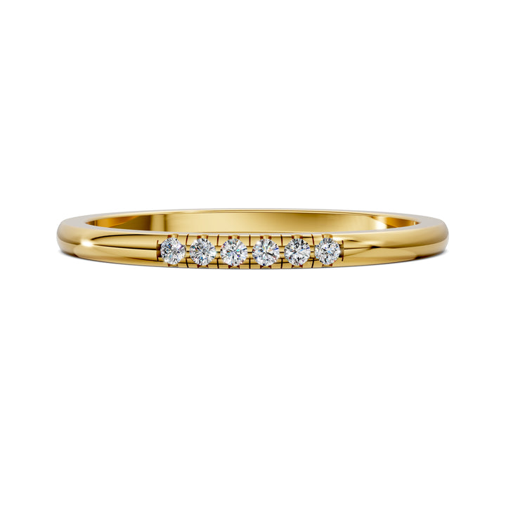 Molly Six-Stone Diamond Band