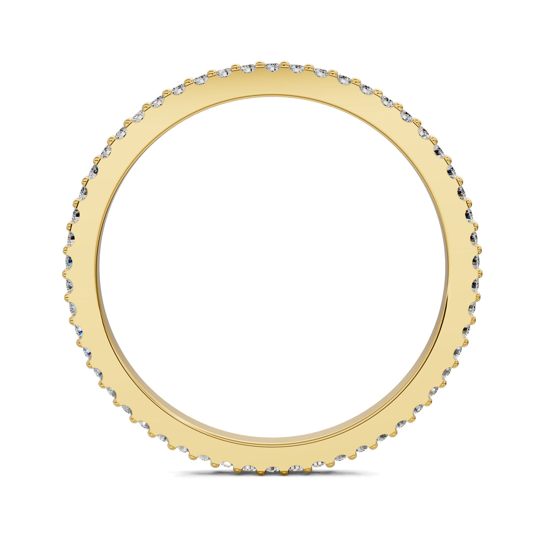 Leah Slim Pavé Diamond Band