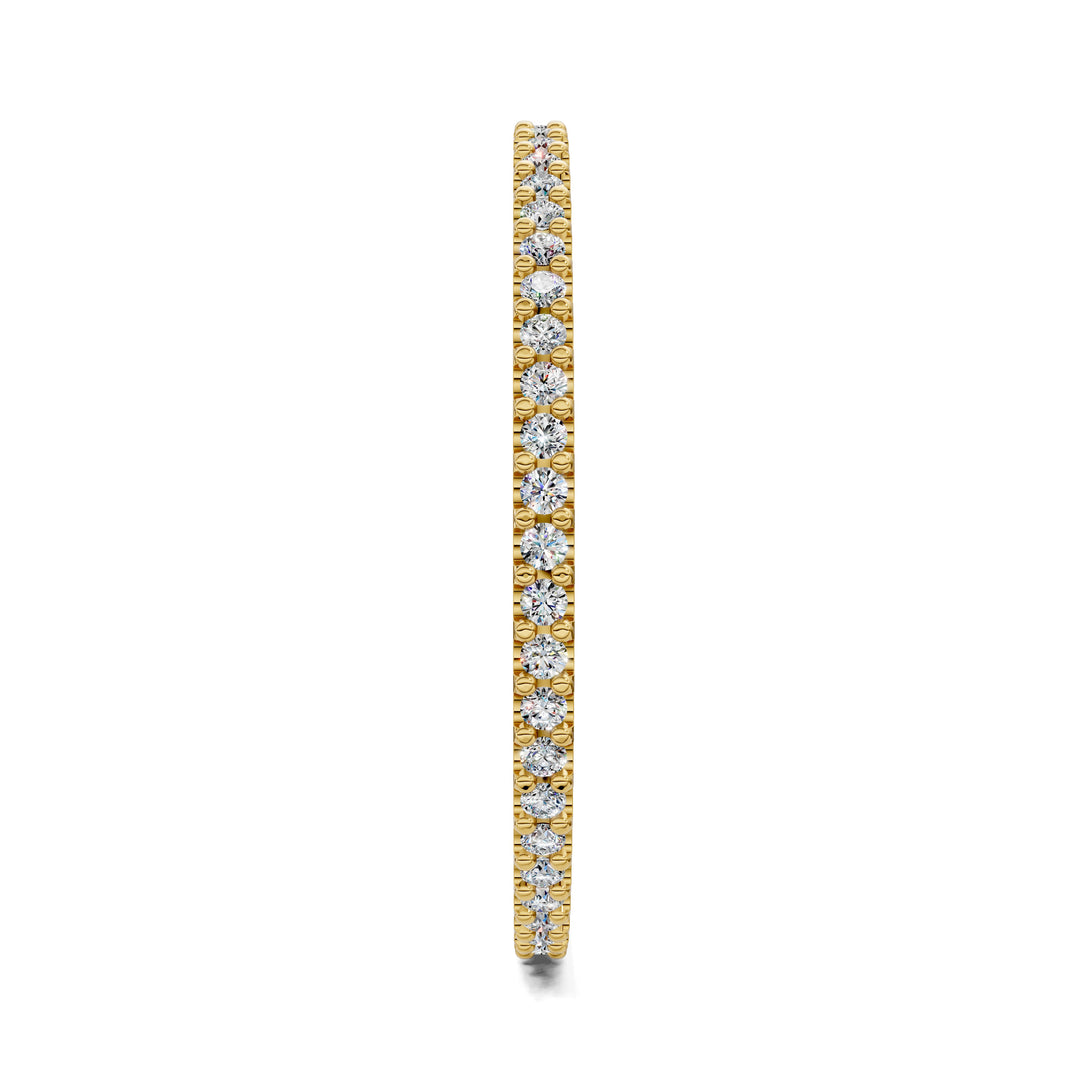Leah Slim Pavé Diamond Band