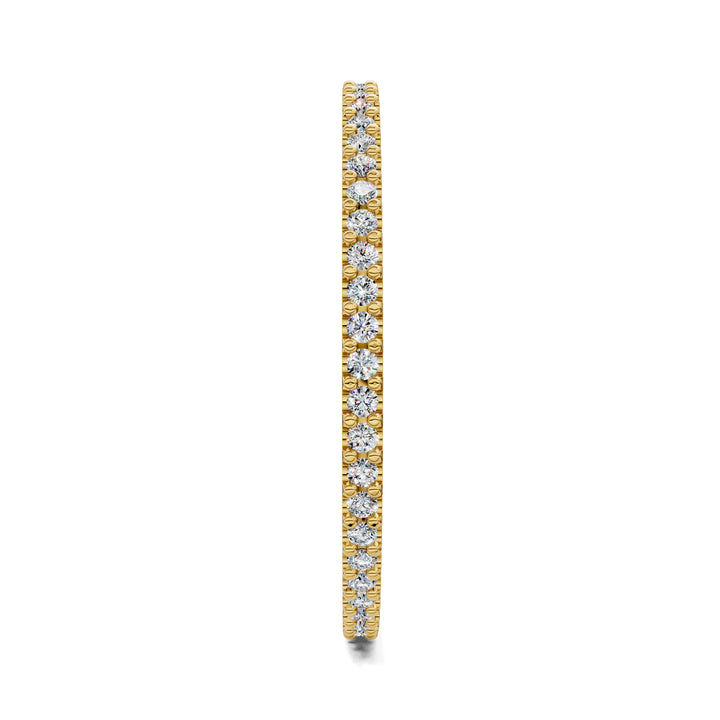 Leah Slim Pavé Diamond Band
