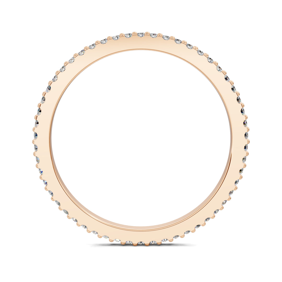 Leah Slim Pavé Diamond Band