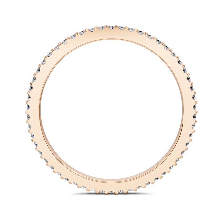 Leah Slim Pavé Diamond Band