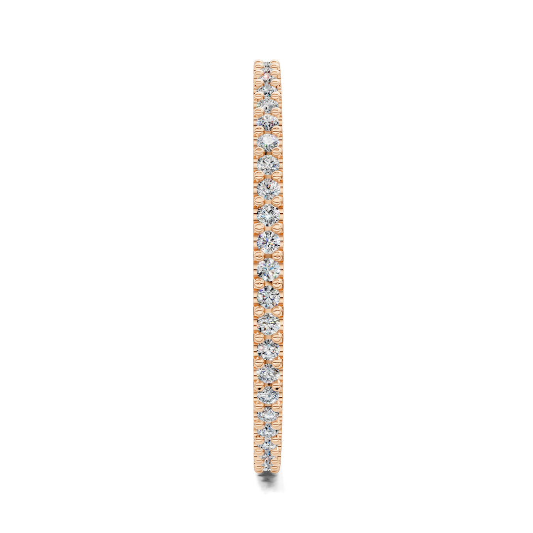 Leah Slim Pavé Diamond Band