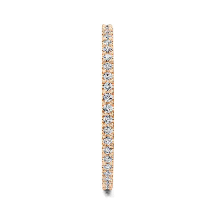 Leah Slim Pavé Diamond Band