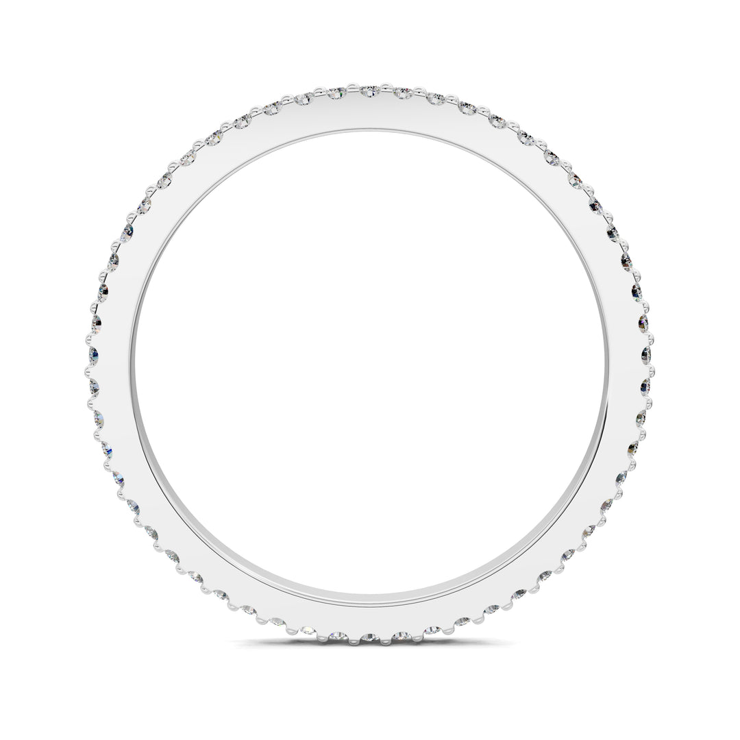 Leah Slim Pavé Diamond Band