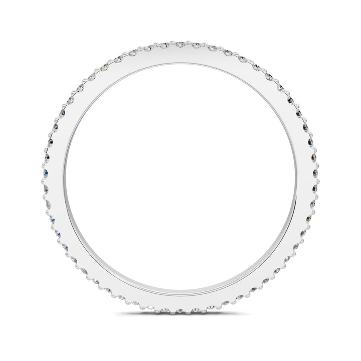 Leah Slim Pavé Diamond Band