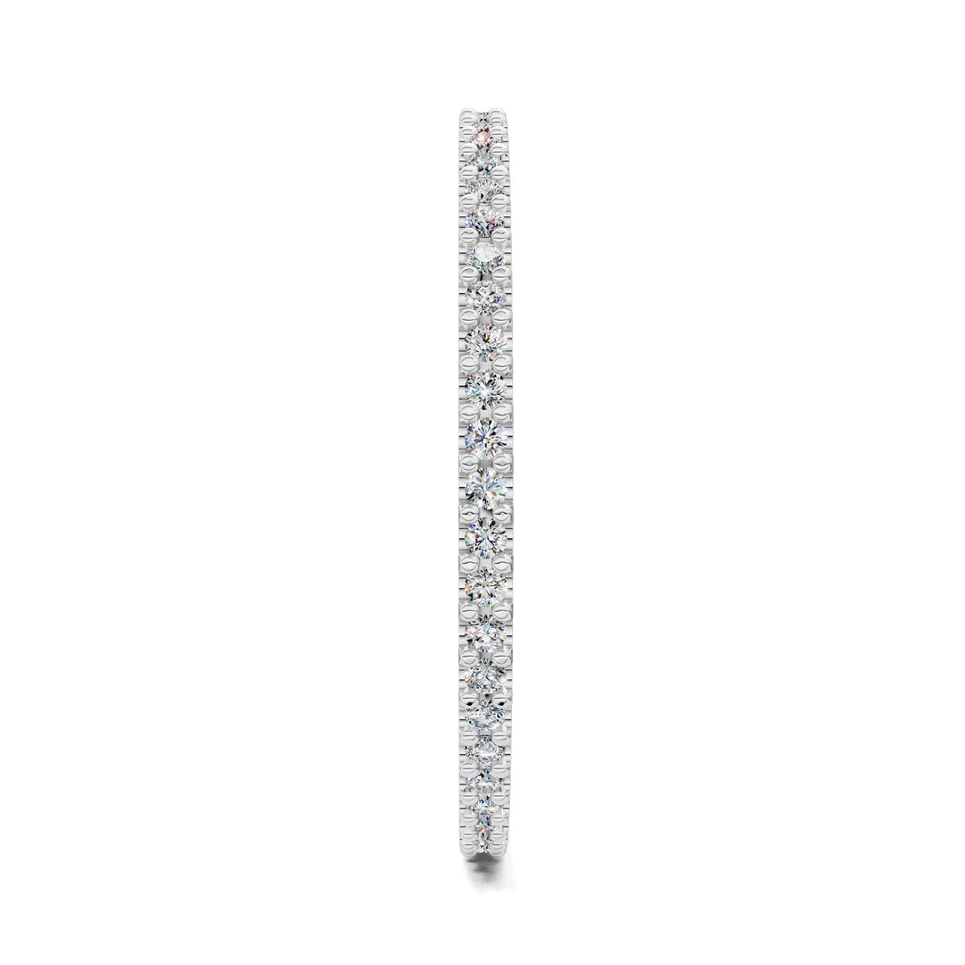 Leah Slim Pavé Diamond Band