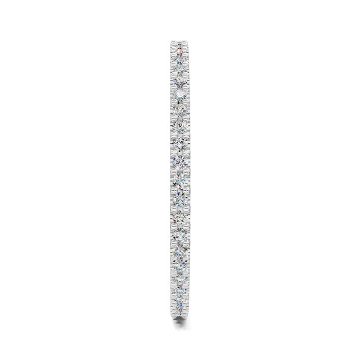Leah Slim Pavé Diamond Band