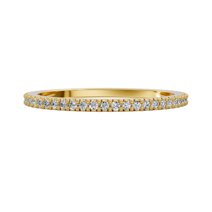 Leah Slim Pavé Diamond Band