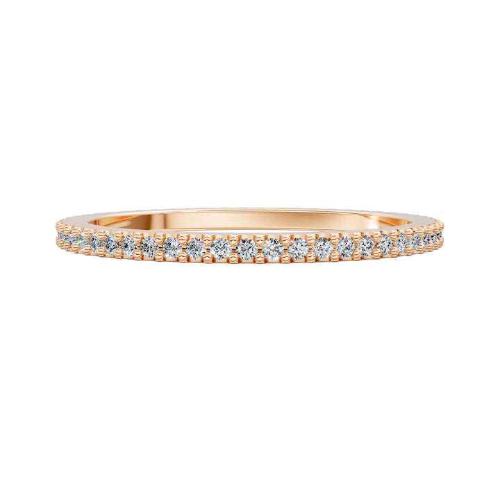Leah Slim Pavé Diamond Band