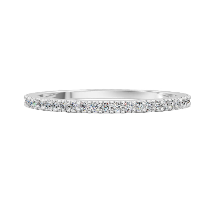 Leah Slim Pavé Diamond Band