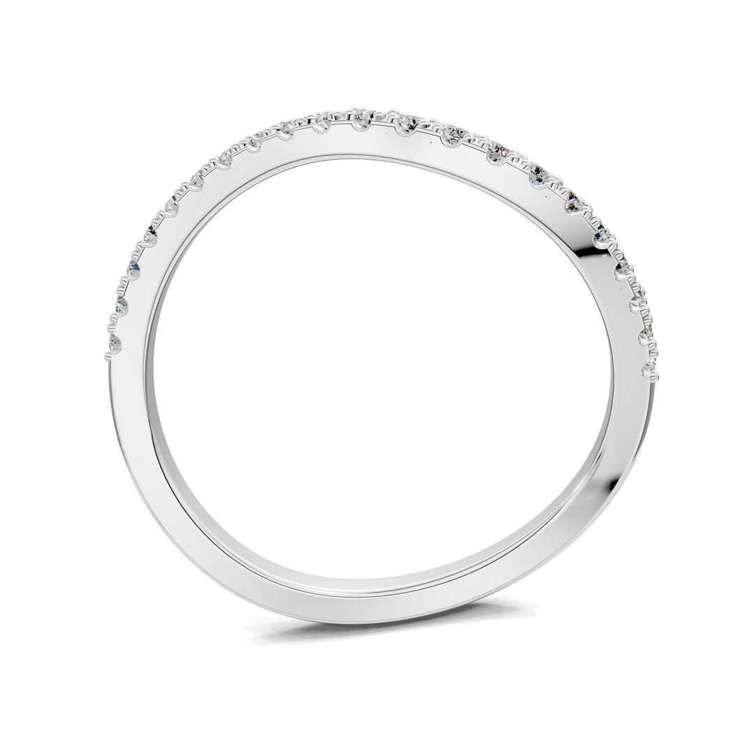 Julia Dôme Figure Pavé Band