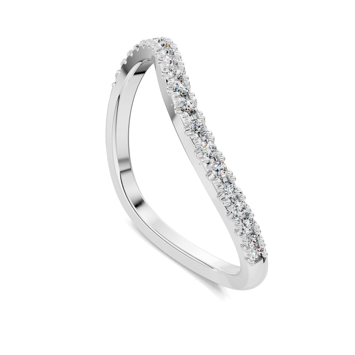 Julia Dôme Figure Pavé Band