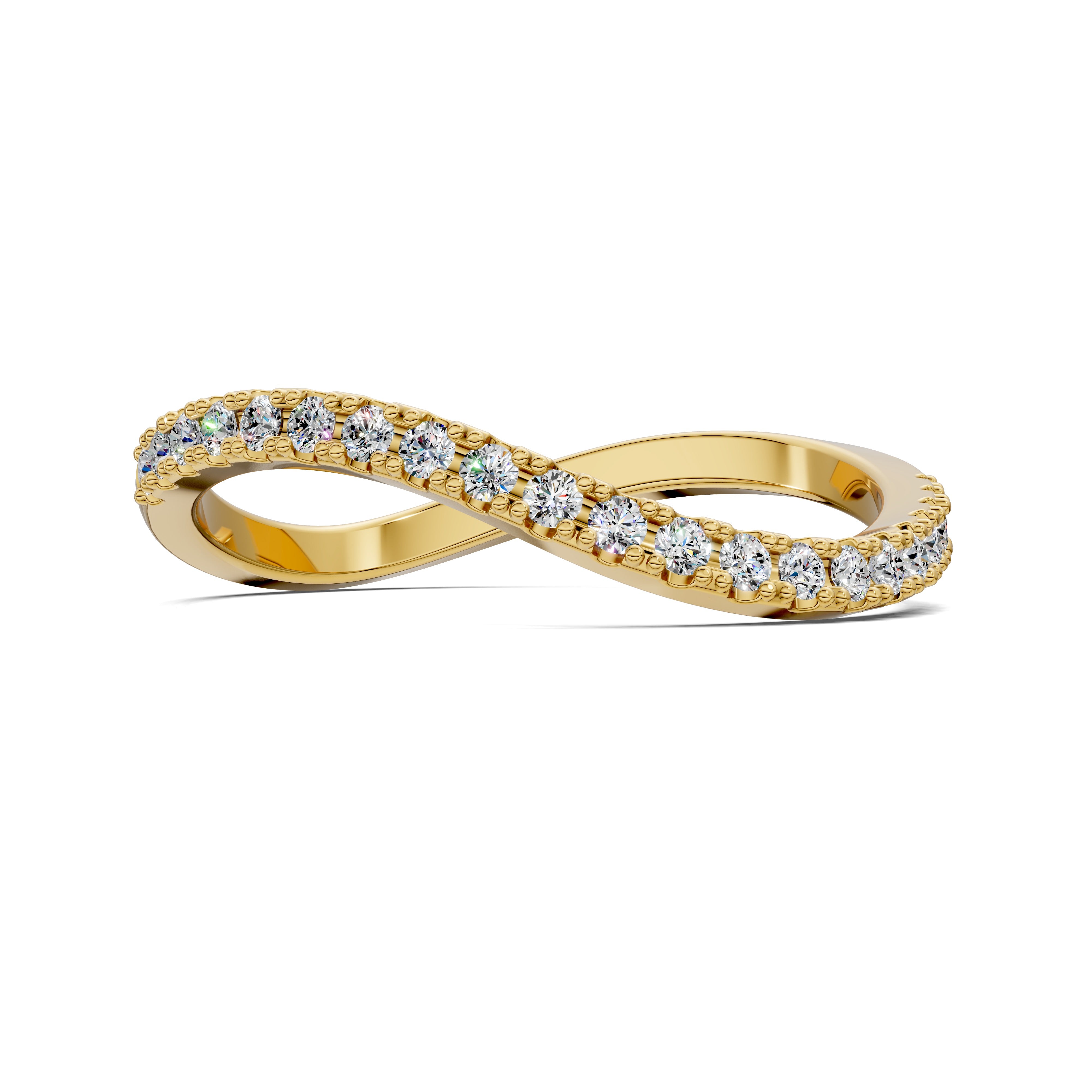 Julia Dôme Figure Pavé Band – S.A.GEMS