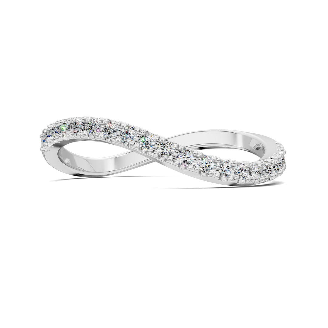 Julia Dôme Figure Pavé Band