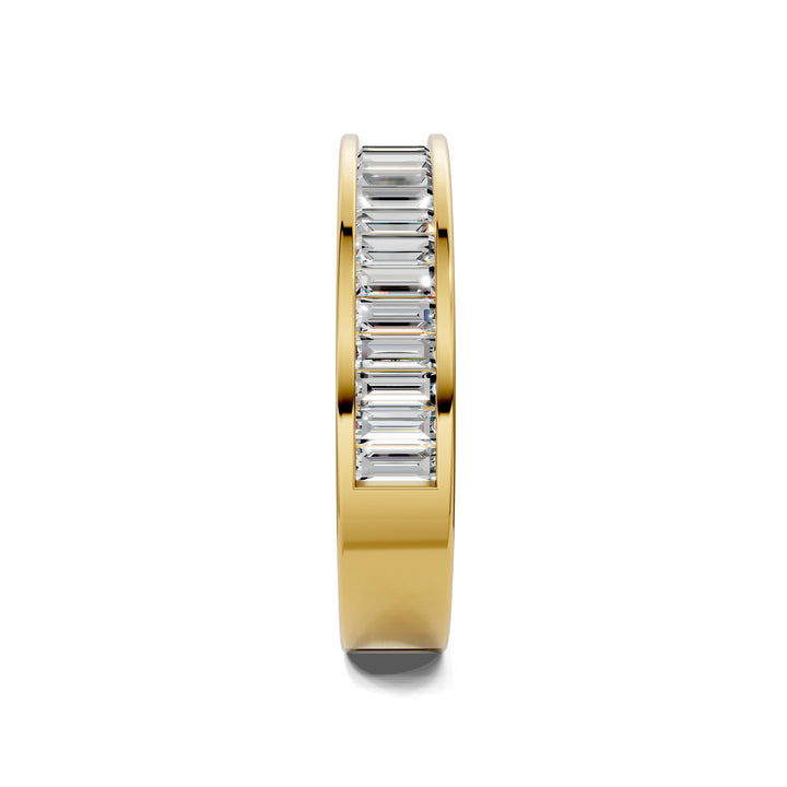 Christina Channel-Set Baguette Wedding Ring